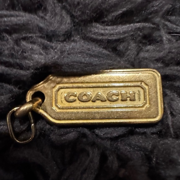 Vintage Coach Replacement Brass Zipper Pull Hangtag - Picture 1 of 2